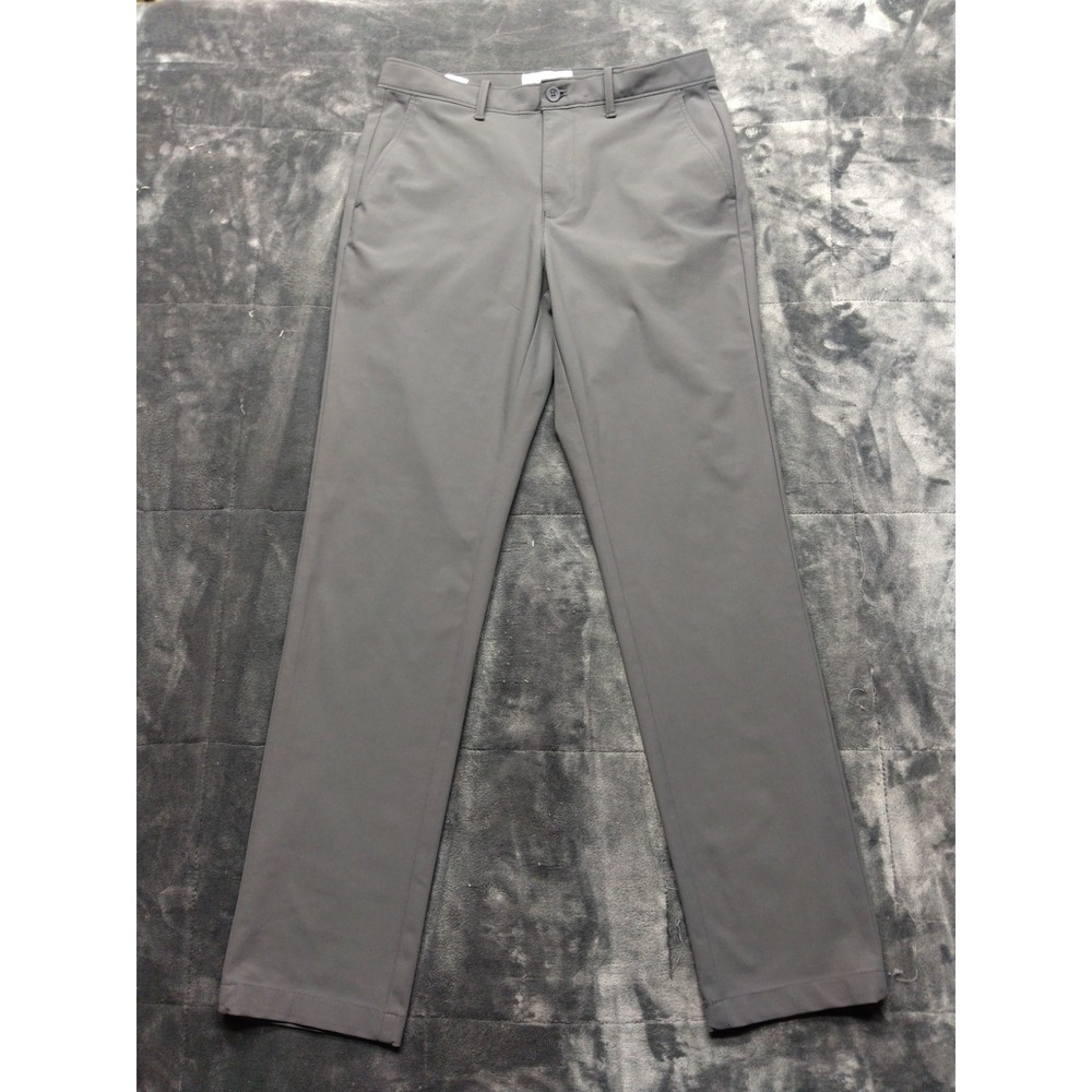 Original Penguin Straight Fit Chino Pants Mens 32x32 Gray Stretch